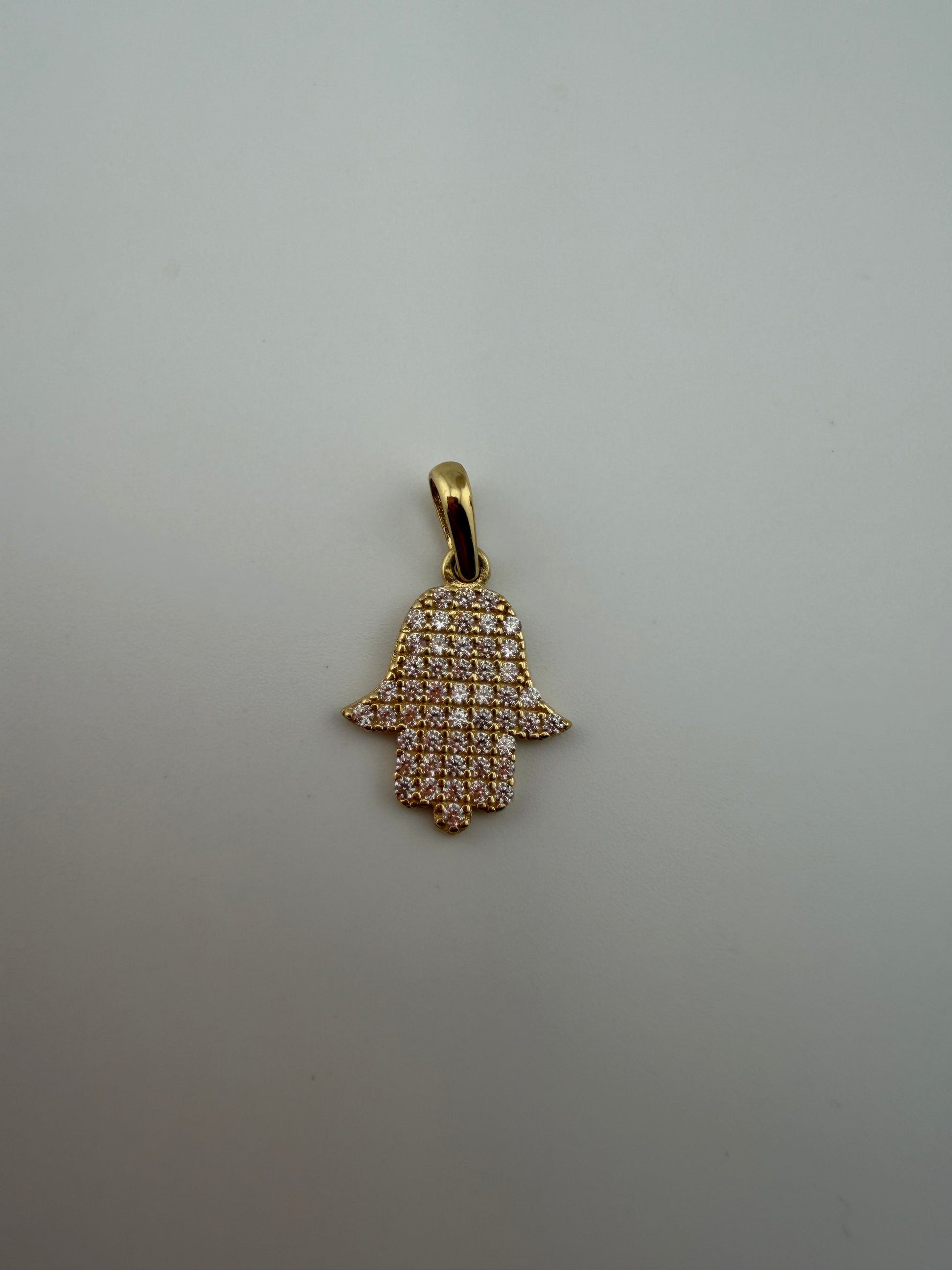 Fatima Zirconium Pendant 18k