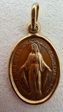 Miraculous Virgin Pendant 18k