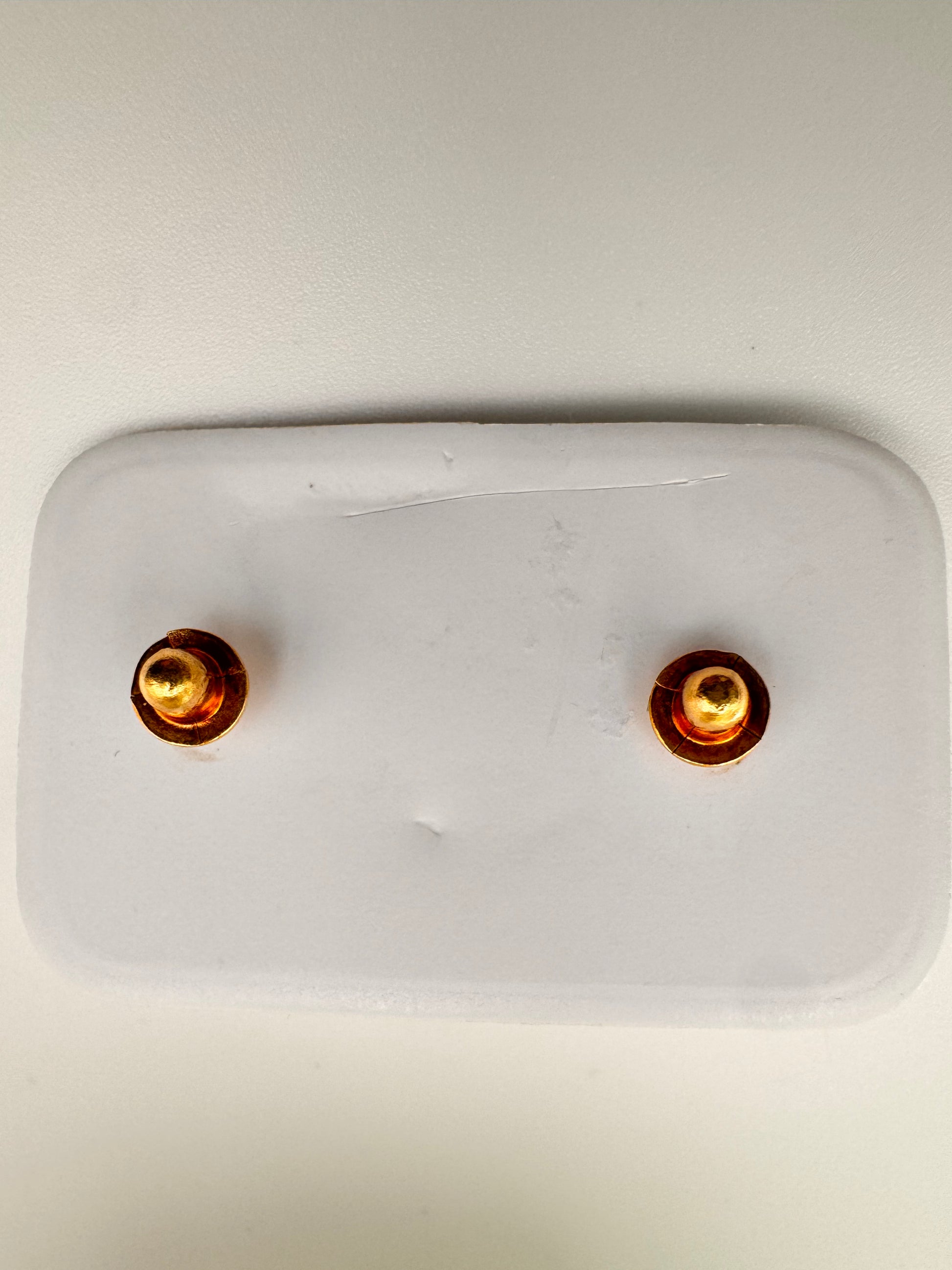 Heart-shaped earrings 18k